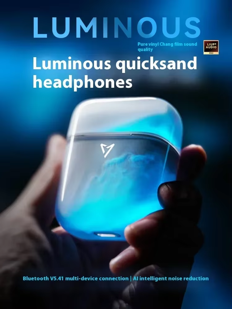 Liup LP1 Luminous Quicksand Bluetooth Earbuds – Elevate Your Sound, Illuminate Your World