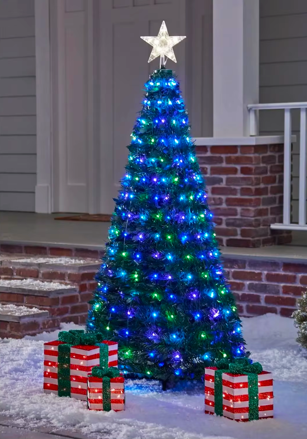 Instant Holiday Elegance – Fully Decorated Pre-Lit Pop-Up Christmas Tree