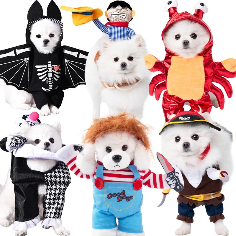 Furry Fright Cosplay Costume Set – Halloween Outfit for Dogs & Cats