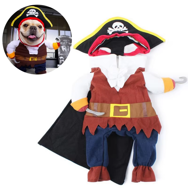 Pirate Paws – Halloween Pet Cosplay Costume for Dogs and Cats