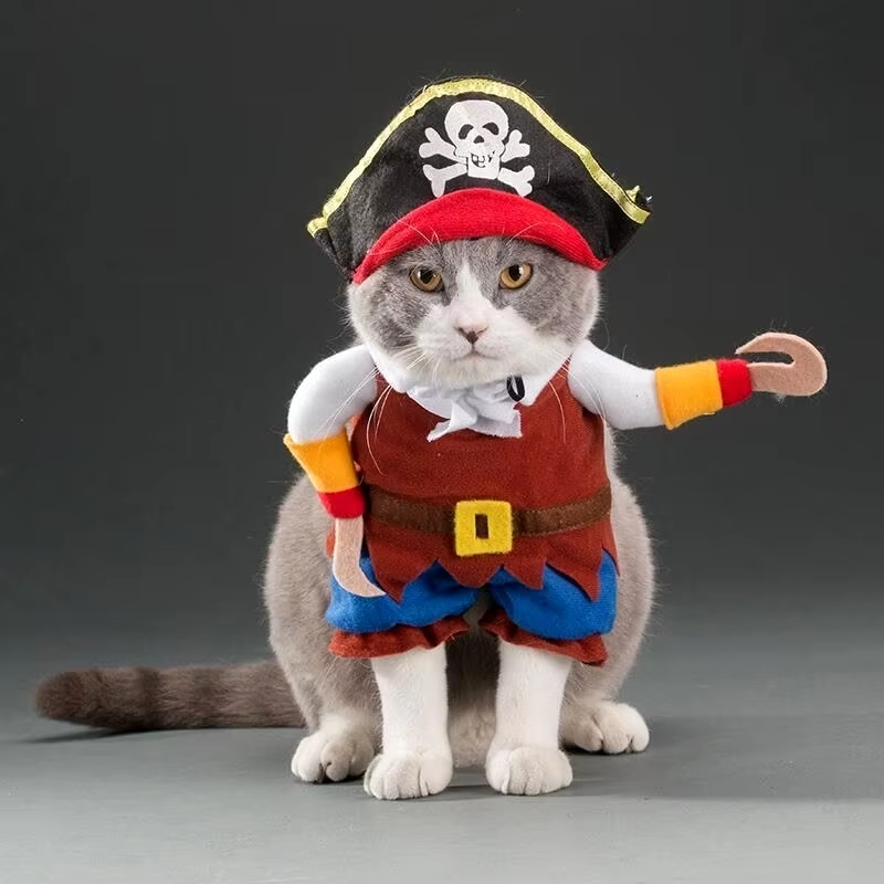 Pirate Paws – Halloween Pet Cosplay Costume for Dogs and Cats