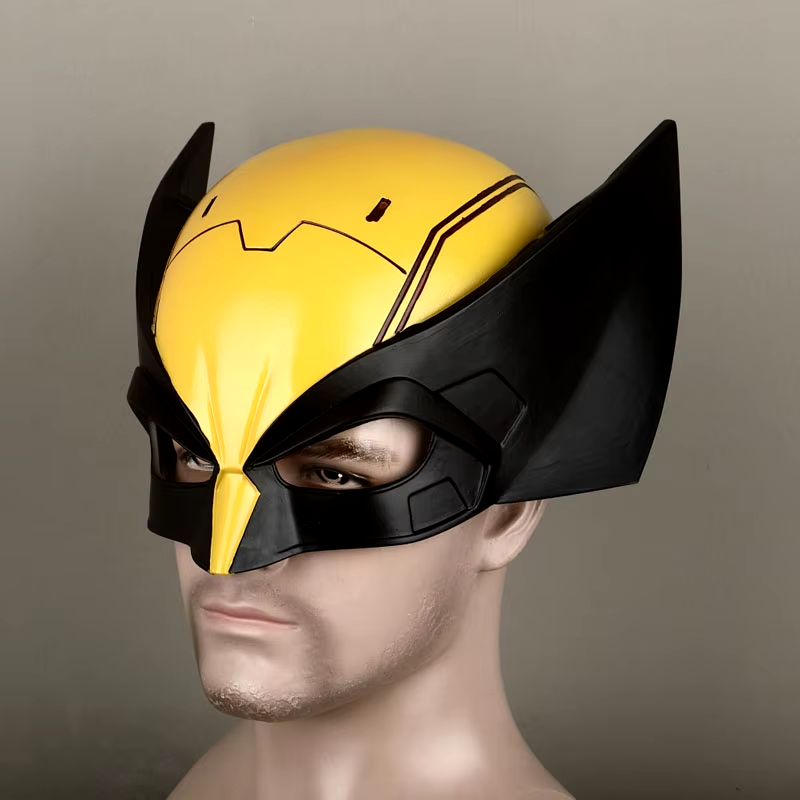 Wolverine 3D Cosplay Mask – High-Quality Headgear for Halloween & Costume Parties