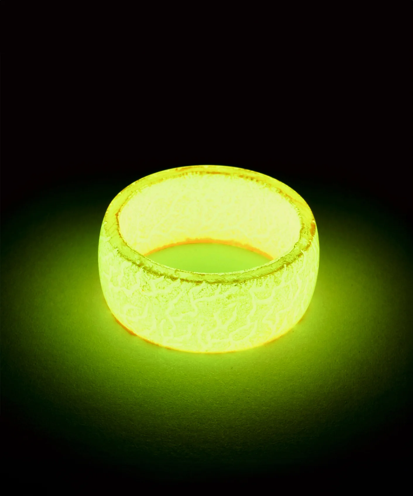 Radiant Nights: Glow-in-the-Dark Resin Ring Collection