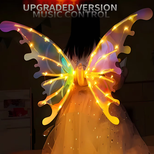 Enchanted Fairy Wings – Light-Up Music Butterfly and Dinosaur Wings for Magical Dress-Up