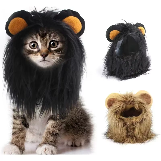 Lionheart Mane – Cat & Dog Cosplay Lion Wig Costume for Halloween & Christmas