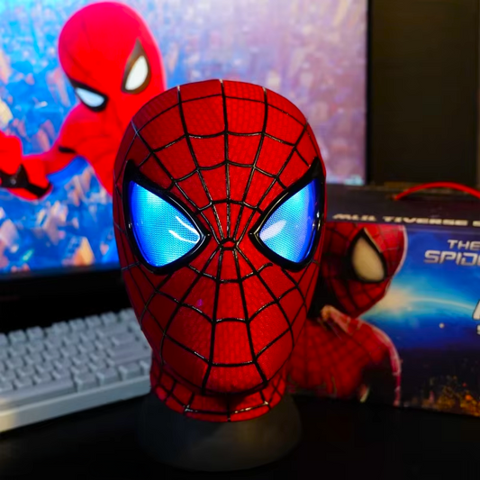 New Ultimate Spider Vision 3.0: Interactive Luminous Amazing Spider-Man Cosplay Mask