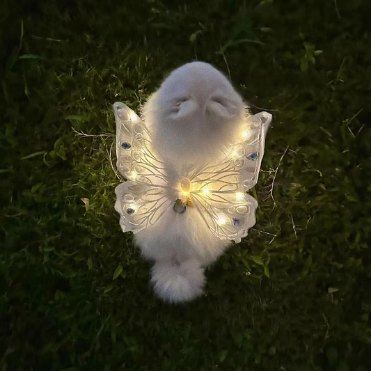 Luminous Butterfly Wings Pet Costume – Glowing Enchantment for Your Furry Friends